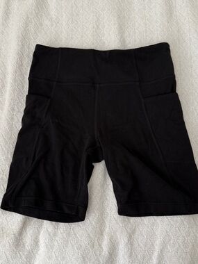 Athleta girl stash your treasures bike short   size 14 (girls)  details: -good c